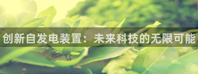 征途国际招商电话号码查询:创新自发电装置:未来科技的无限可能